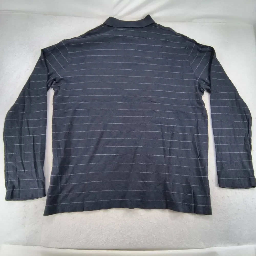 Polo by Ralph Lauren Collared Casual Long Sleeve Polo Shirt Mens Size XL Navy